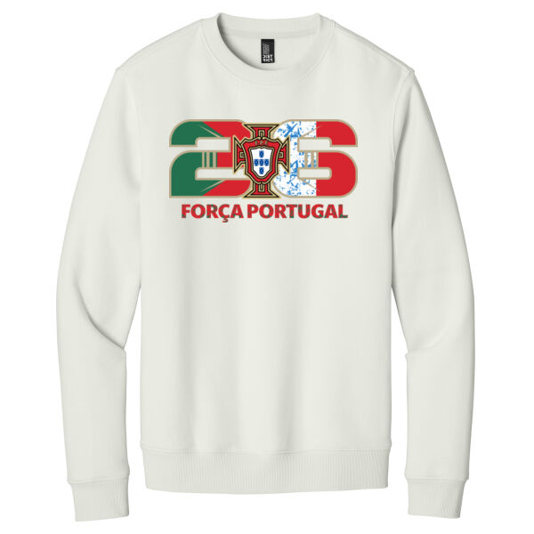 Portugal 26 White Perfect Weight Fleece Crew Thumbnail