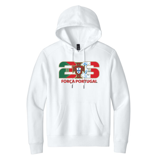Portugal 26 White Perfect Weight Fleece Hoodie Thumbnail