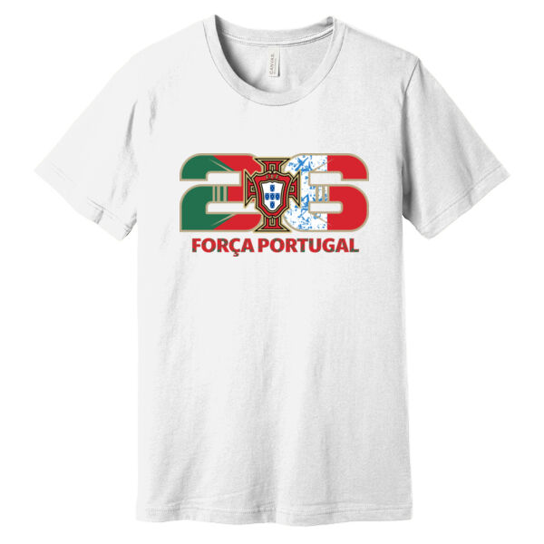 Portugal 26 White Unisex Jersey Short Sleeve Tee Thumbnail